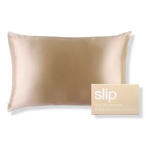 Slip Pure Silk Pillowcase Queen 22 Momme Mulberry Silk Caramel NIB
